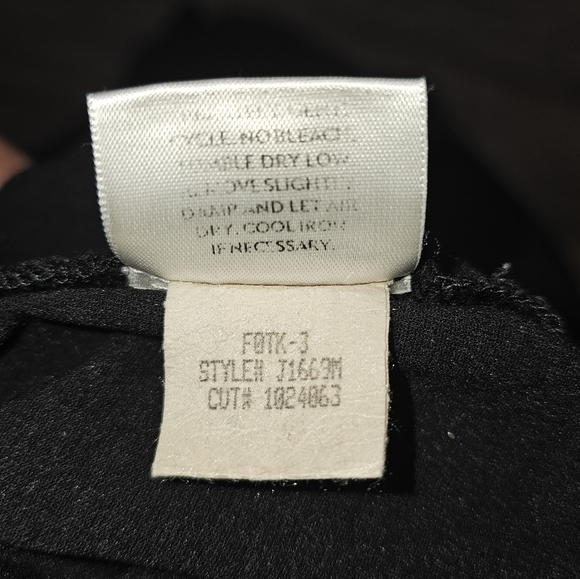 Eileen Fisher Womens Crepe Jacket Sz M Black Full Zip Stretch - Picture 13 of 13